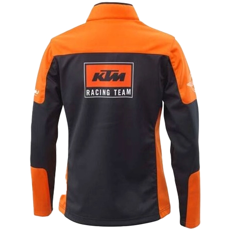Giacca softshell da donna KTM Team nero-arancio