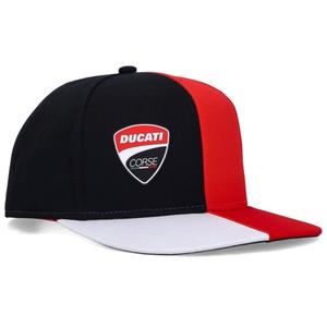 Ducati Flat Cap rosso-nero-bianco