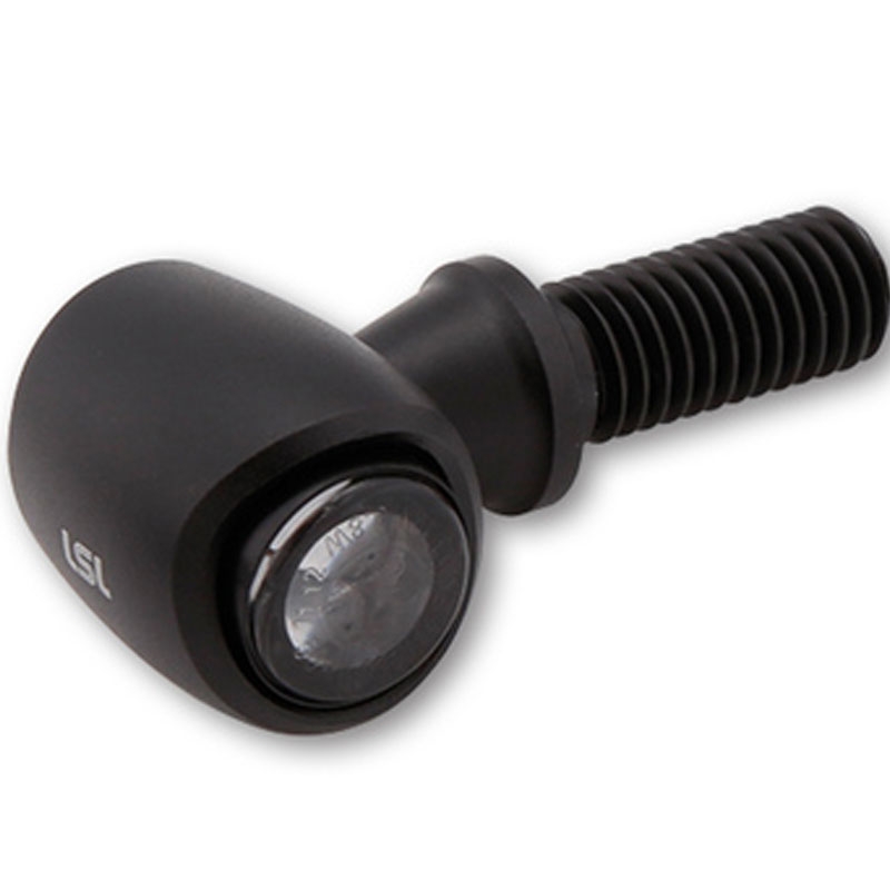 Indicatori di direzione a LED Highsider Nova Indicatore di direzione a LED nero opaco 2 pezzi