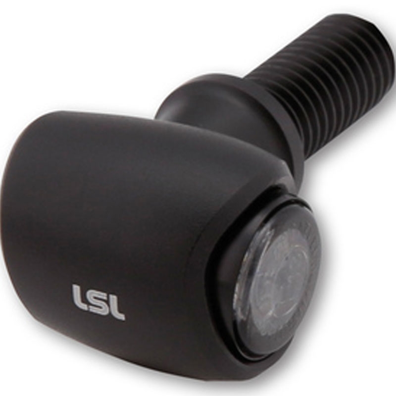 Indicatori di direzione a LED Highsider Nova Indicatore di direzione a LED nero opaco 2 pezzi