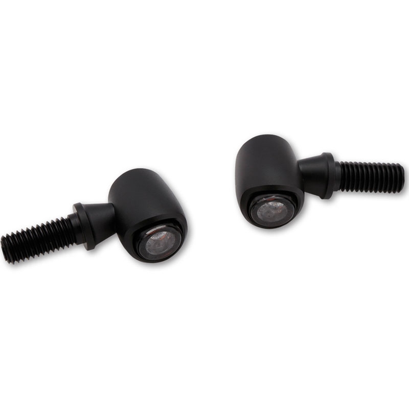 Indicatori di direzione a LED Highsider Nova Indicatore di direzione a LED 3 in 1 nero opaco 2 pezzi