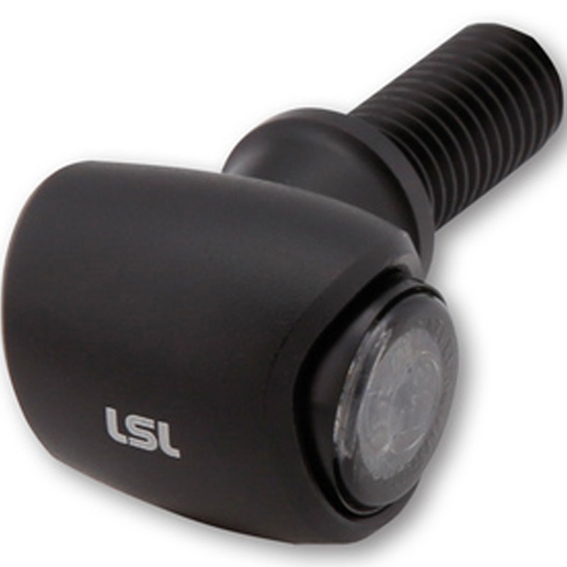 Indicatori di direzione a LED Highsider Nova Indicatore di direzione a LED 3 in 1 nero opaco 2 pezzi