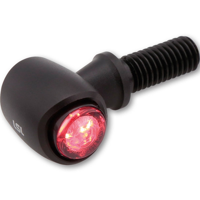 Indicatori di direzione a LED Highsider Nova Indicatore di direzione a LED 3 in 1 nero opaco 2 pezzi