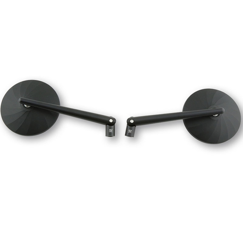 Specchietto retrovisore manubrio Highsider Smart Ponza nero