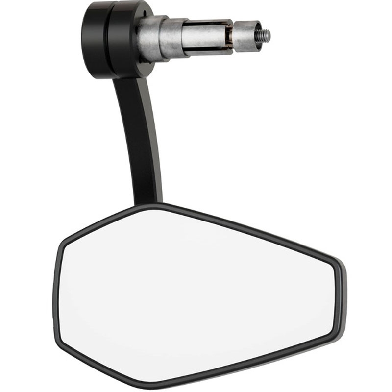 Specchietto retrovisore manubrio Highsider Booster 2 EVO nero