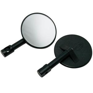 Specchietto retrovisore Highsider Smart Bar End rotondo nero