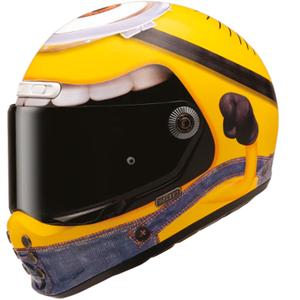 Casco integrale da moto HJC V10 Stuart Minions MC3 Giallo-Blu