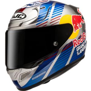 Casco integrale da moto HJC RPHA 12 Red Bull Austin GP II MC21 blu-grigio