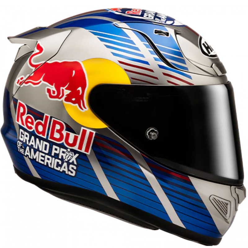 Casco integrale da moto HJC RPHA 12 Red Bull Austin GP II MC21 blu-grigio