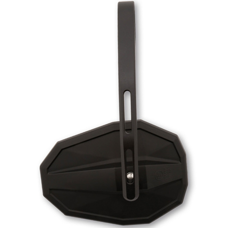 Specchio Highsider Smart Straight con braccio lungo nero