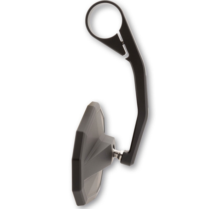 Specchio Highsider Smart Straight con braccio lungo nero