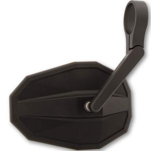 Specchio a braccio corto Highsider Smart Straight nero