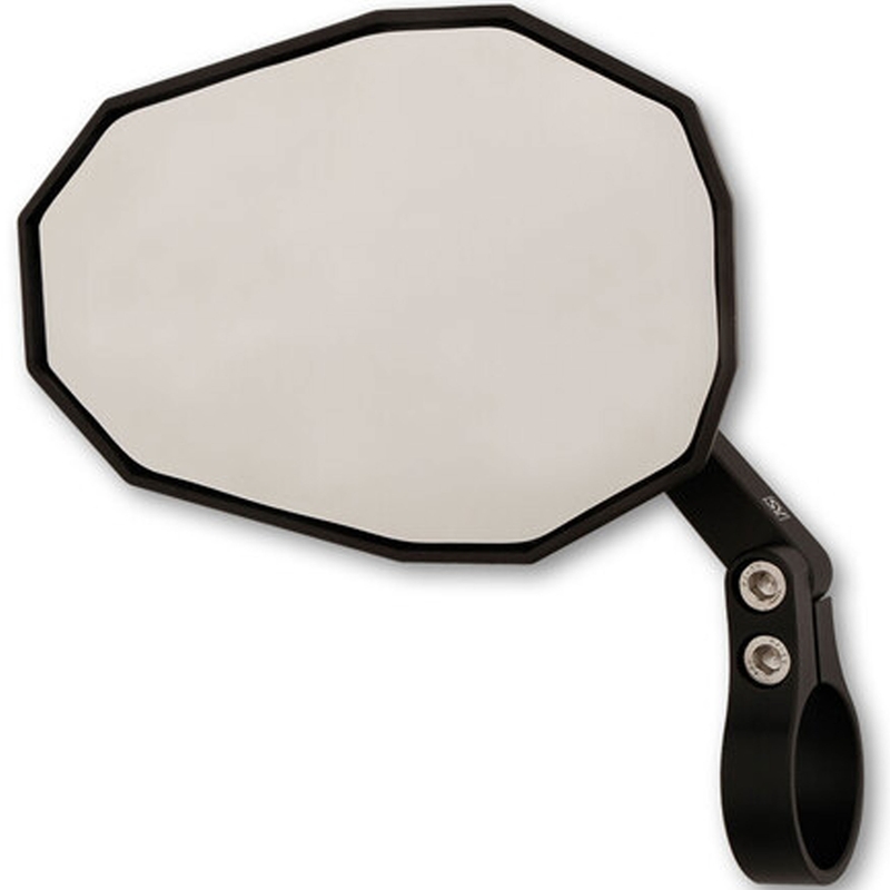 Specchio a braccio corto Highsider Smart Straight nero