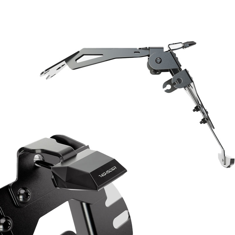 Portatarga con illuminazione Highsider Akron RS PRO Aprilia nero