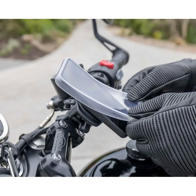 Custodia antipioggia trasparente Quad Lock® per iPhone 14 Pro