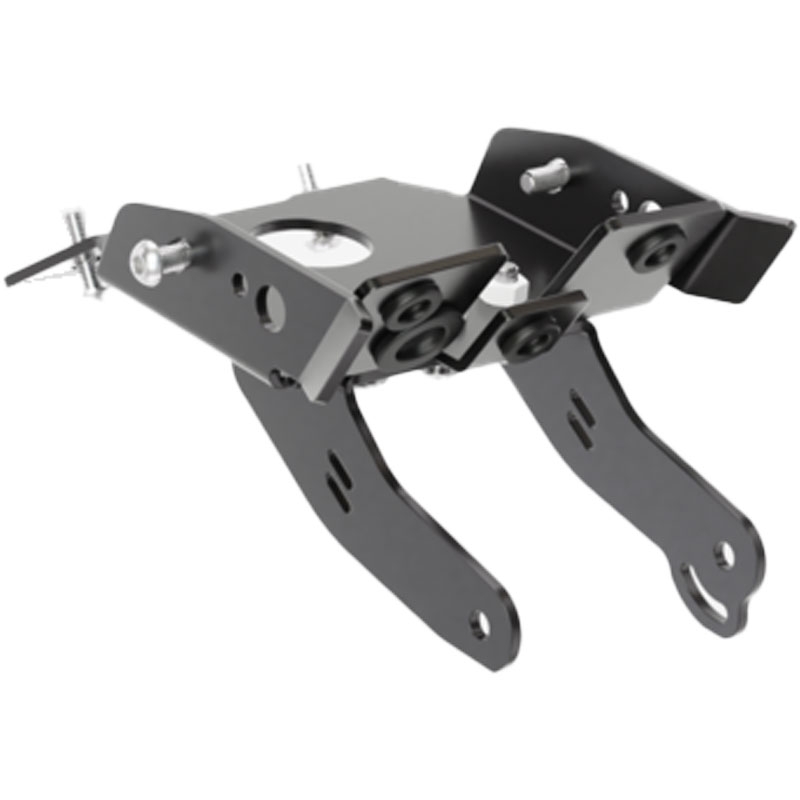 Portatarga con illuminazione Highsider License Akron RS PRO KTM 690 SMC R nero