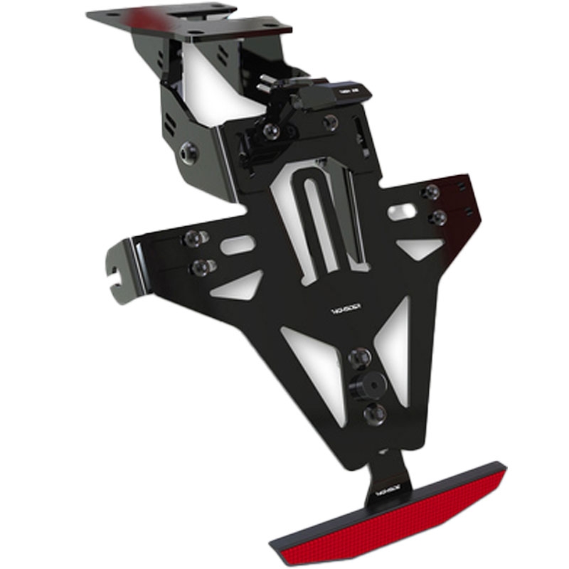 Portatarga con illuminazione Highsider Akron RS PRO Triumph SPEED TRIPLE 1050 nero