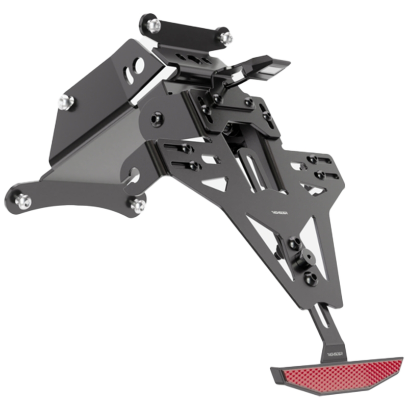 Portatarga con illuminazione Highsider Akron RS PRO HUSQVARNA 701 nero