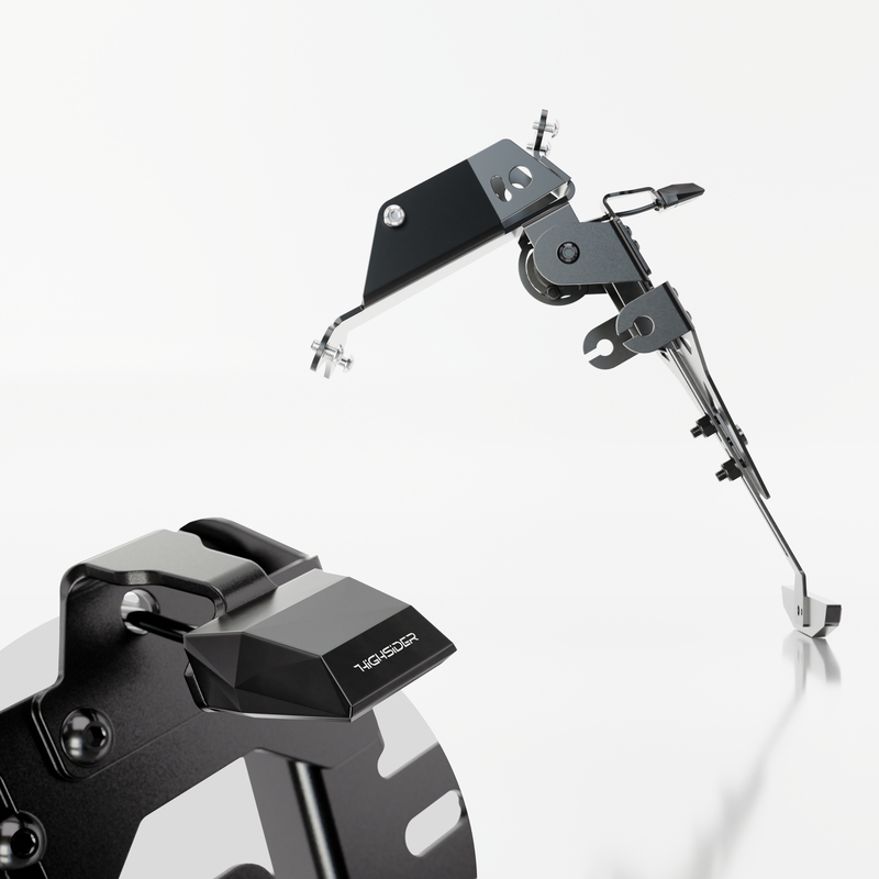 Portatarga con illuminazione Highsider Akron RS PRO HUSQVARNA 701 nero