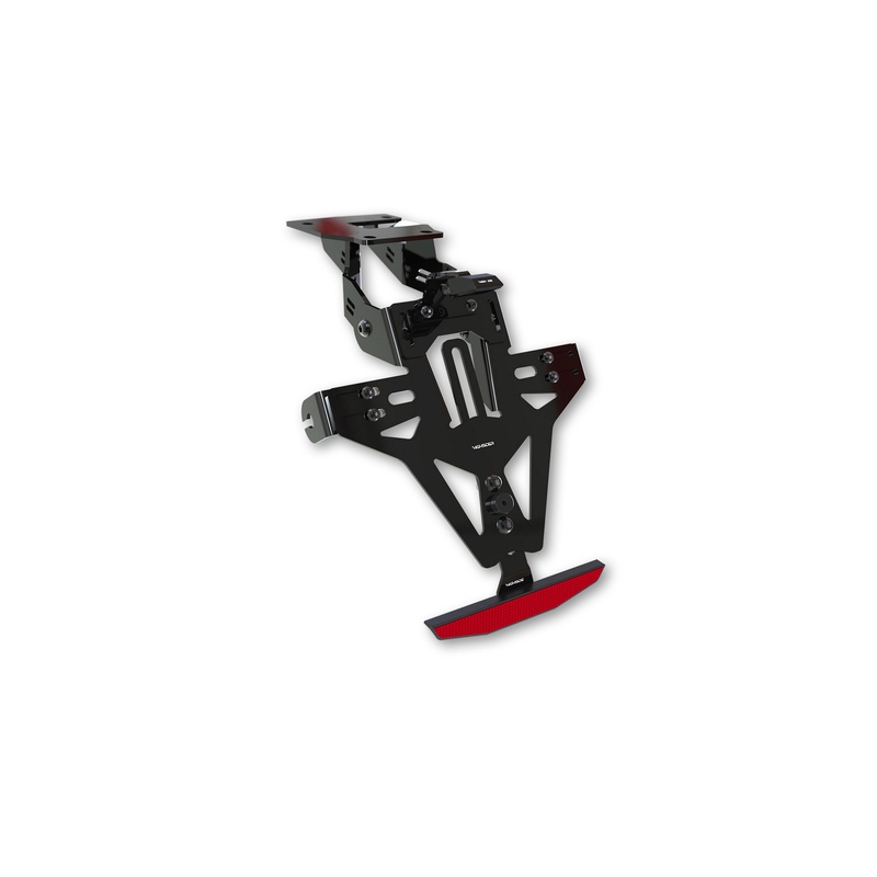 Portatarga con illuminazione Highsider Akron RS PRO Kawasaki Ninja, Z750, Z1000 nero