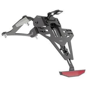 Portatarga con illuminazione Highsider Akron RS PRO Kawasaki Z750, Z1000 nero