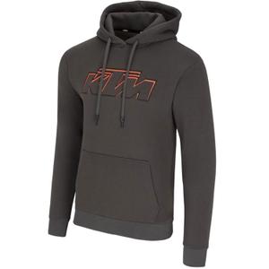 Felpa con cappuccio KTM Essential grigio scuro
