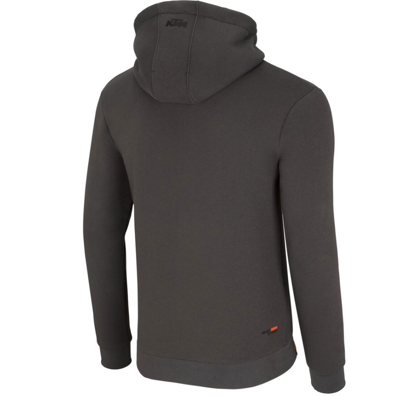 Felpa con cappuccio KTM Essential grigio scuro