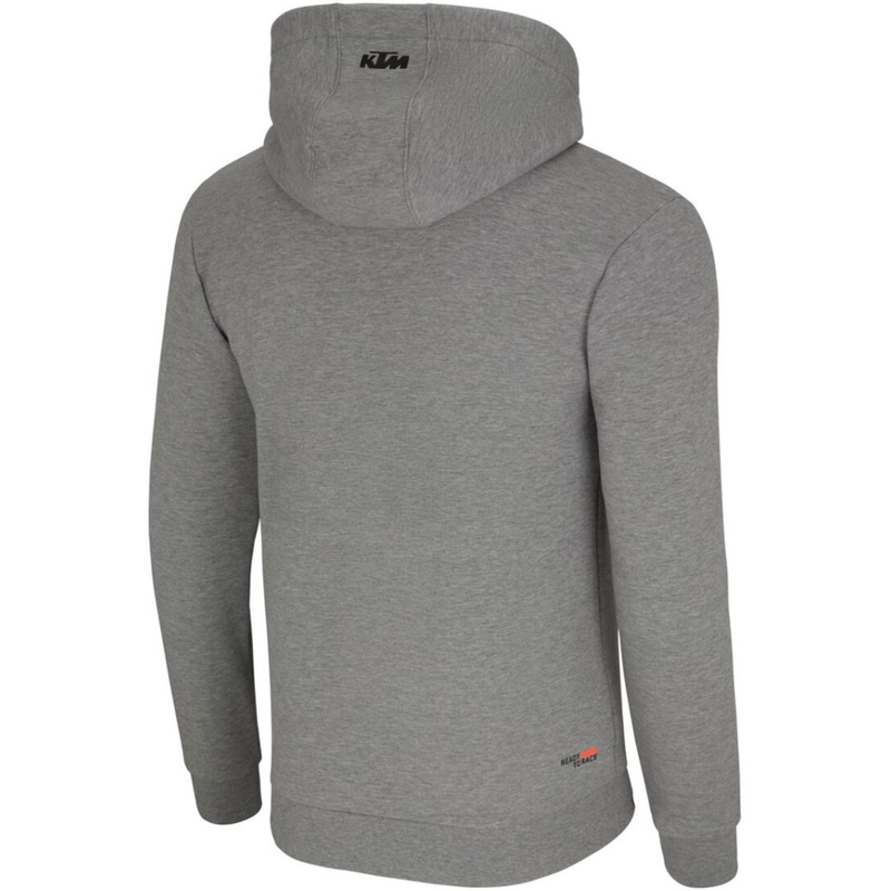 Felpa con cappuccio KTM Essential grigio chiaro melange