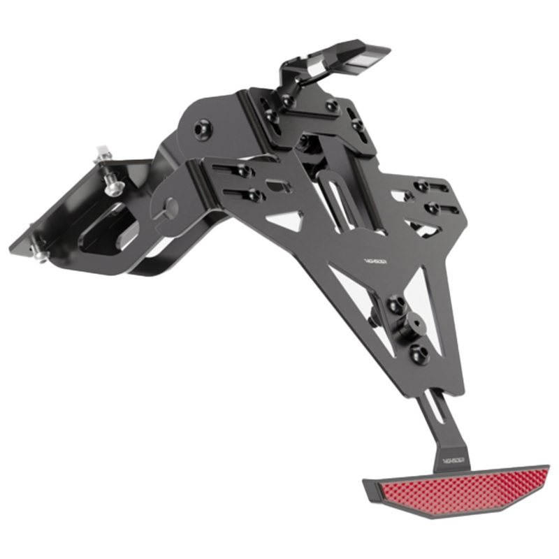 Portatarga con illuminazione Highsider Akron RS PRO Kawasaki Z650, Ninja 650 nero