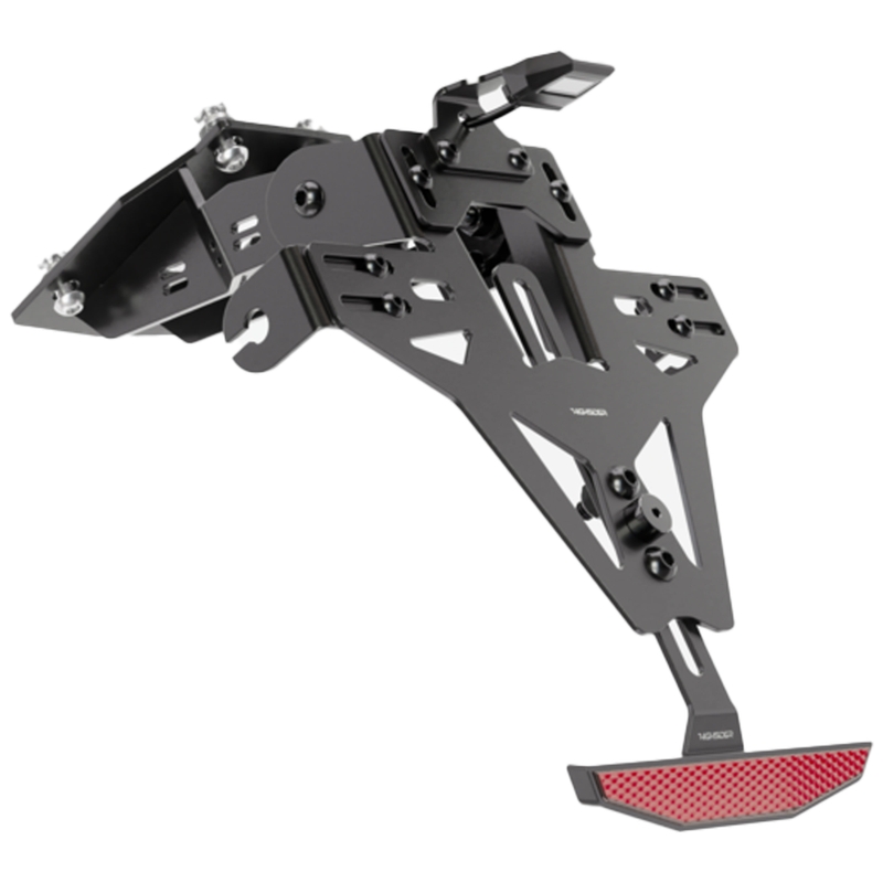 Portatarga con illuminazione Highsider Akron RS PRO Kawasaki ZX-6R nero