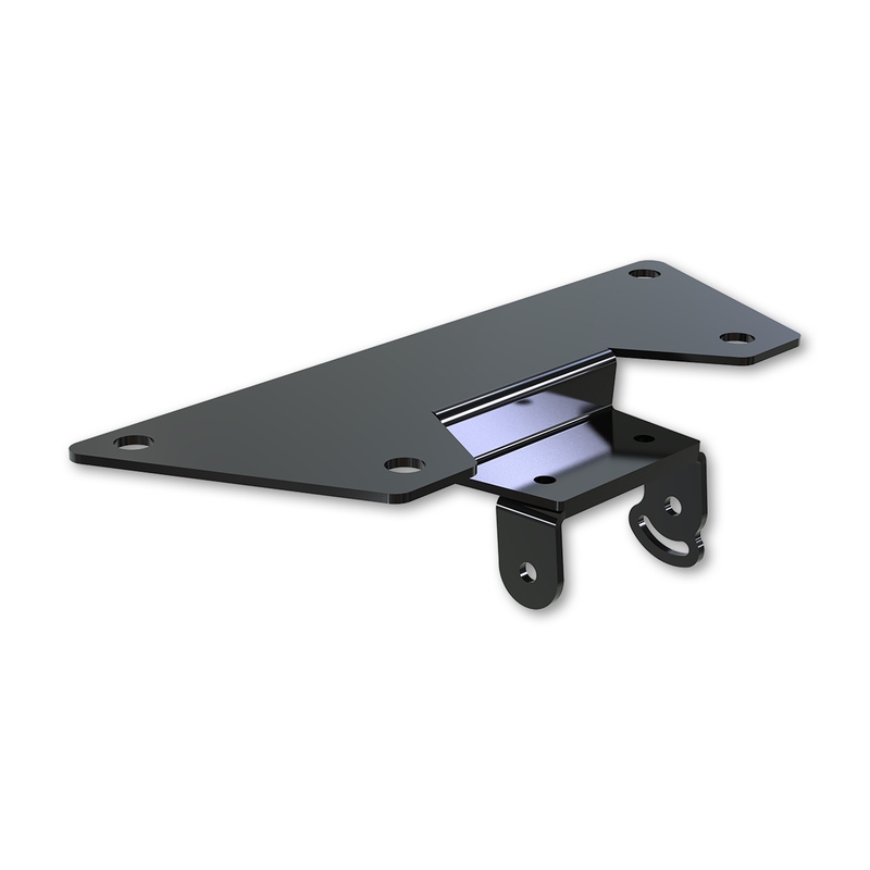 Portatarga con illuminazione Highsider Akron RS PRO Suzuki SV nero