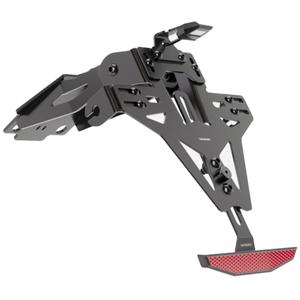 Portatarga con illuminazione Highsider Akron RS PRO Suzuki GSX-S 1000 (F) nero