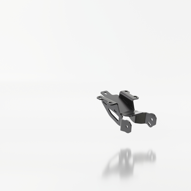 Portatarga con illuminazione Highsider Akron RS PRO Yamaha MT-07 nero