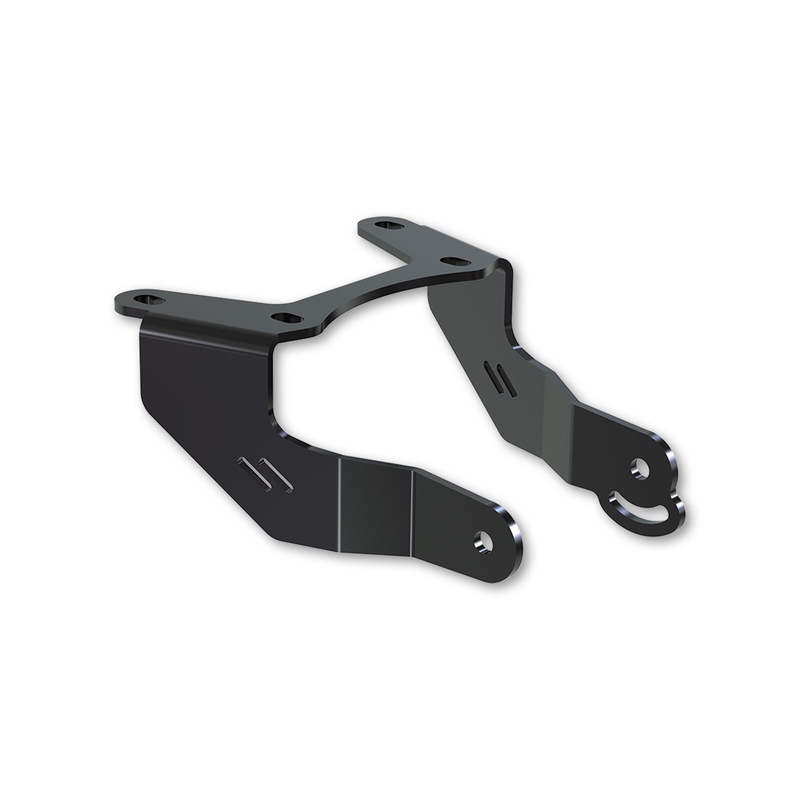 Portatarga con illuminazione Highsider Akron RS PRO Yamaha MT-09 nero
