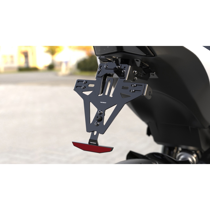 Portatarga con illuminazione Highsider Akron RS PRO Yamaha XSR 900 nero