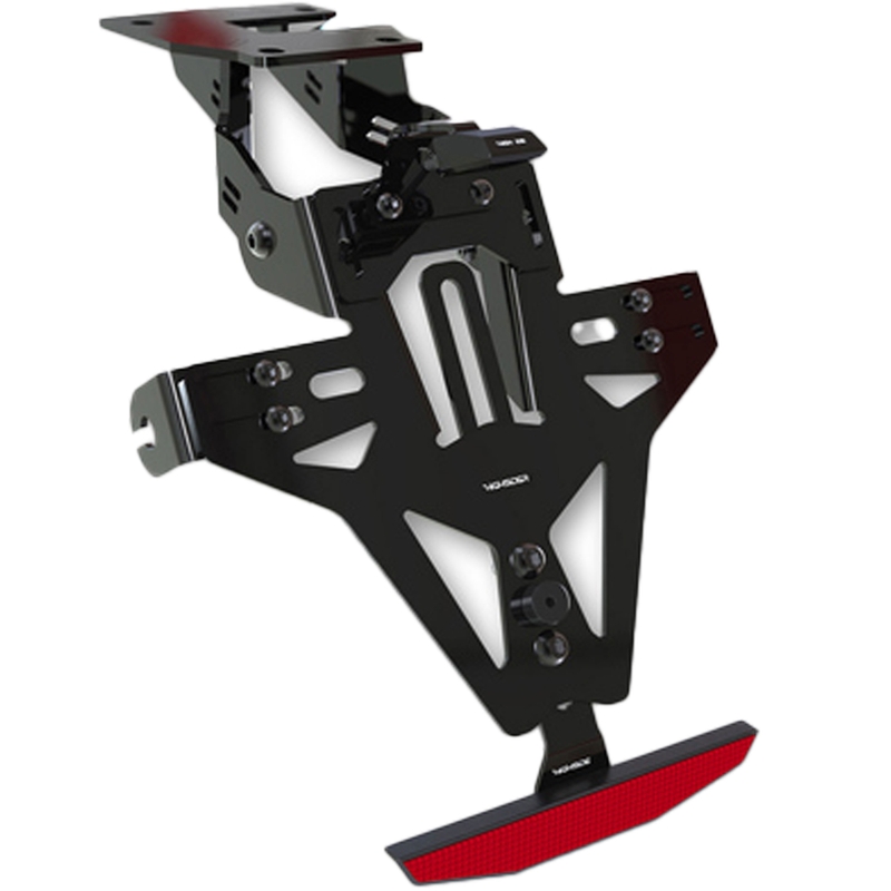 Portatarga con illuminazione Highsider Akron RS PRO Yamaha YZF-R6 nero