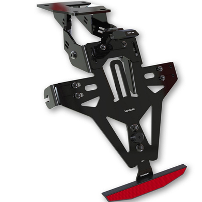 Portatarga con illuminazione Highsider Akron RS PRO Ducati Scrambler 800 nero