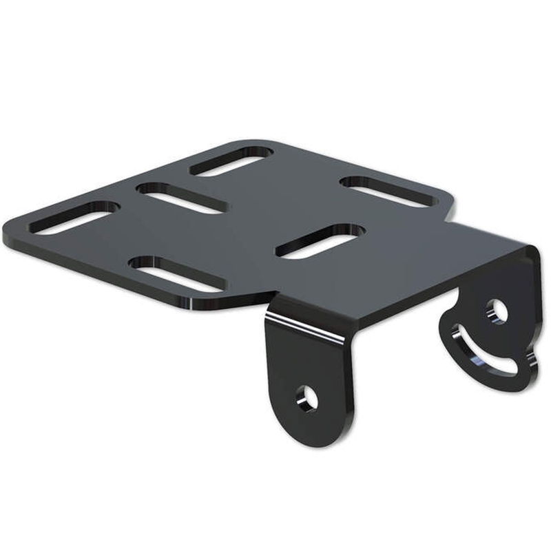 Portatarga universale Highsider Akron RS PRO con luce, nero