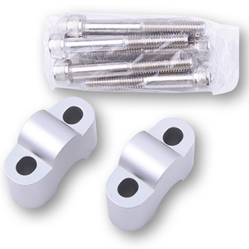 HIGHSIDER Silver Set distanziali 25mm argento