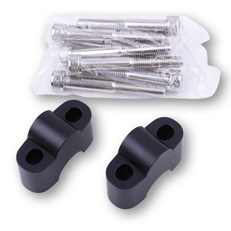 HIGHSIDER Silver Set distanziali 25mm neri