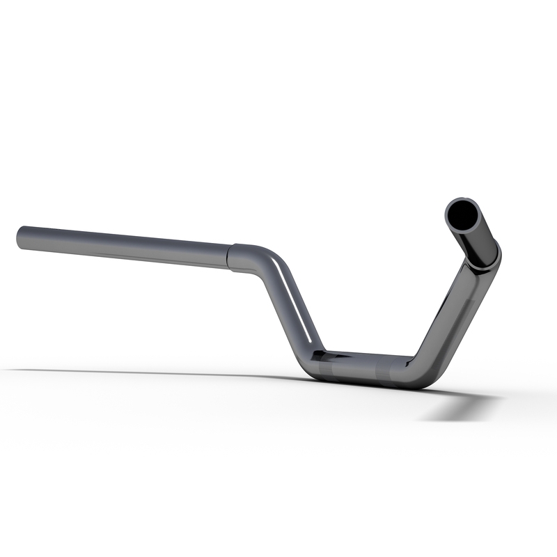 Manubrio per moto Highsider PRO Flat Track cromato