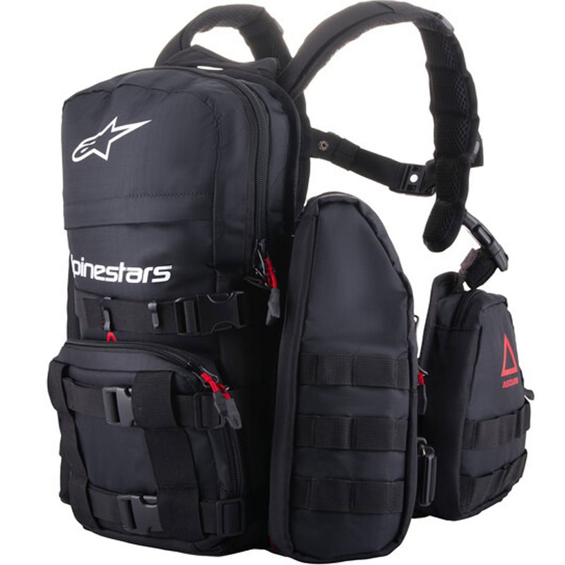 Zaino tattico Alpinestars Techdura nero-bianco 9 l