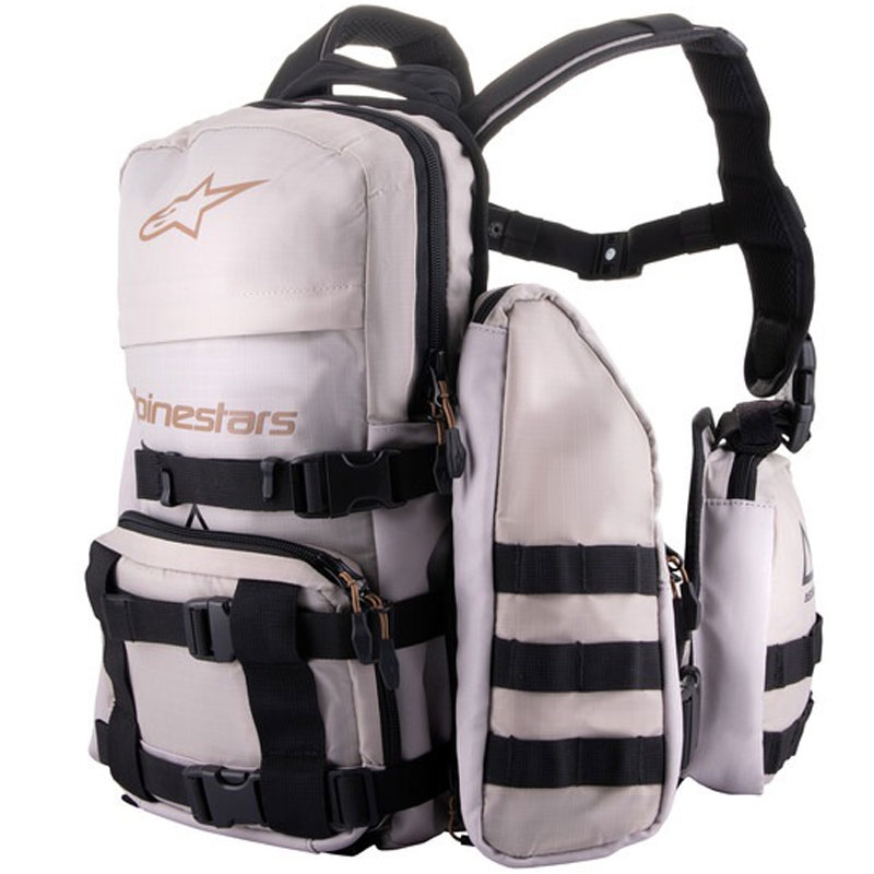 Zaino Alpinestars Techdura Tactical grigio-nero 9 l