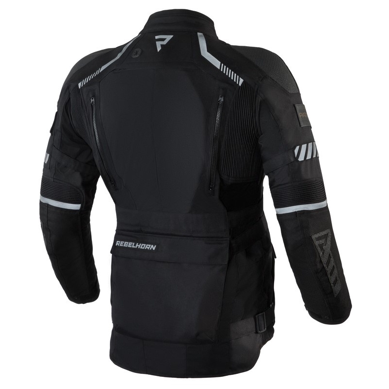 Giacca da moto Rebelhorn Patrol Black