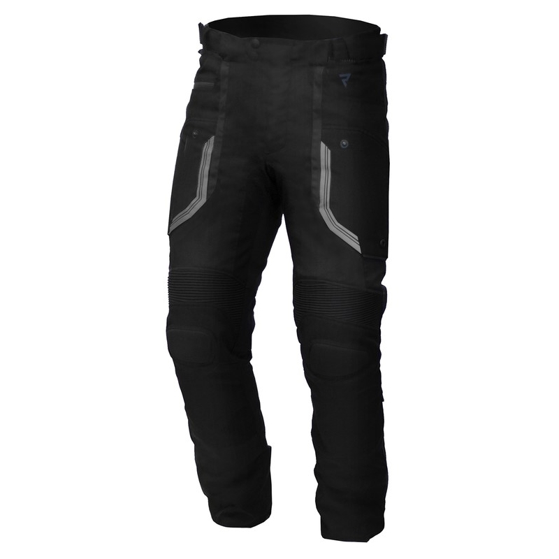 Pantaloni da moto neri Rebelhorn Borg Saldi