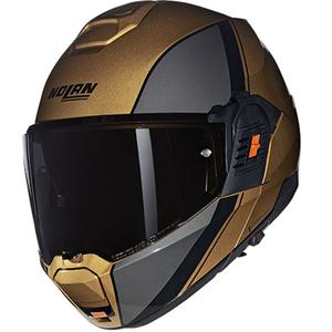Casco moto apribile Nolan N120-1 Verniciatura Speciale N-COM 342 sabbia-nero