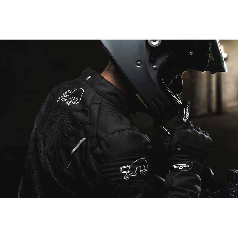 Giacca da moto Furygan WB08 Vented + nera-bianca