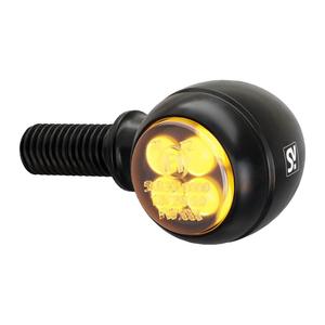 Indicatori di direzione per moto Highsider Smart Circula-S LED neri