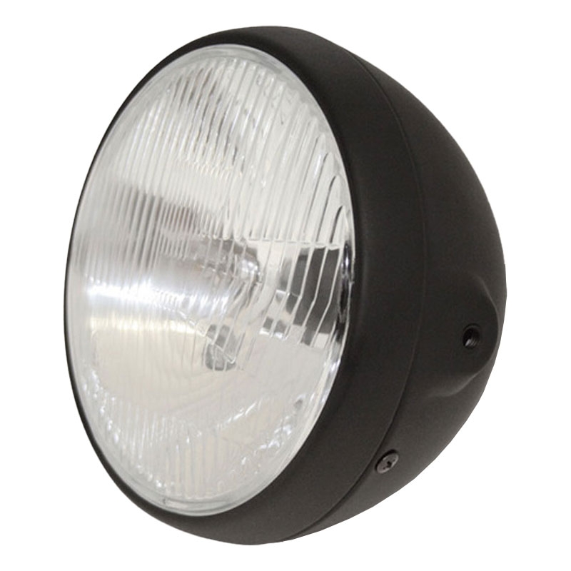Faro anteriore Highsider Smart British Style H4 nero opaco