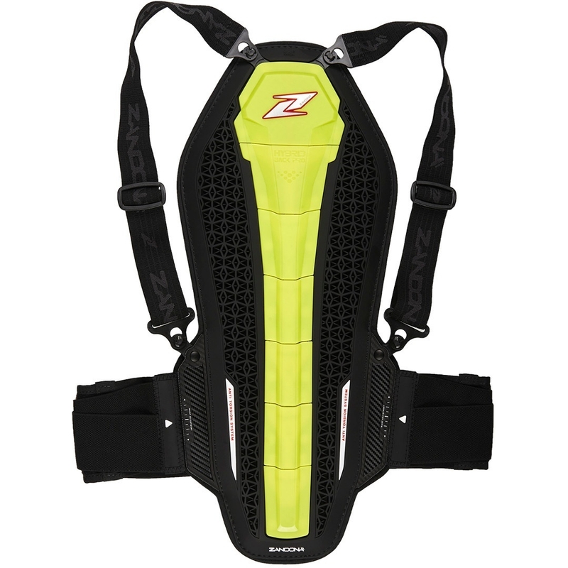 Protezione della colonna vertebrale Zandona Hybrid Back Pro X7 giallo fluo 168-177 cm